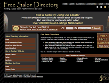 Tablet Screenshot of classifieds.freesalondirectory.com